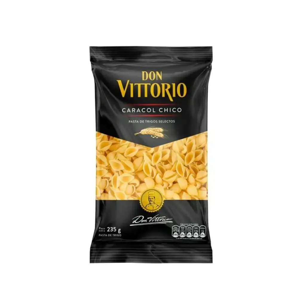 Fideos Caracol Chico Don Vittorio 235 gr
