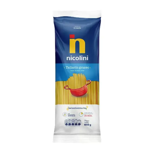 Fideos Trigo Nicolini Tallarín Grueso 950 gr
