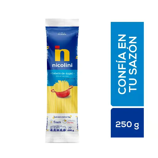 Fideos Cabello de Ángel Nicolini 250 gr