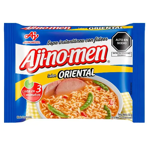 Sopa Instantánea Ajinomen Sabor Carne Oriental 80 gr