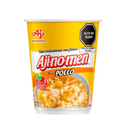 Sopa instantánea Ajinomen sabor pollo de 51 gr