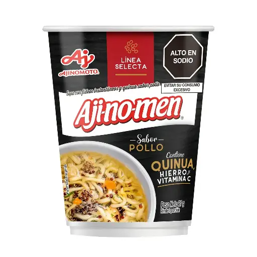 Sopa Ajinomen Vaso Sabor Pollo Con Quinua 57 GR