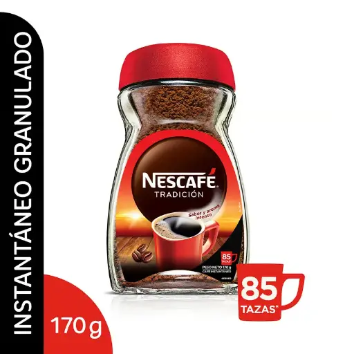 Café instantáneo Nescafé Tradición 170 gr