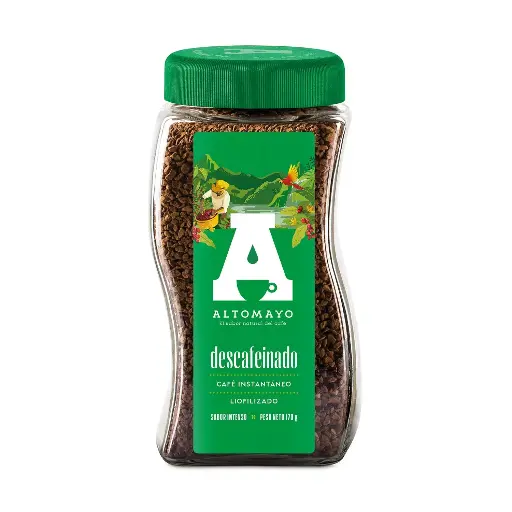 Café Altomayo Instantáneo Descafeinado 170 gr