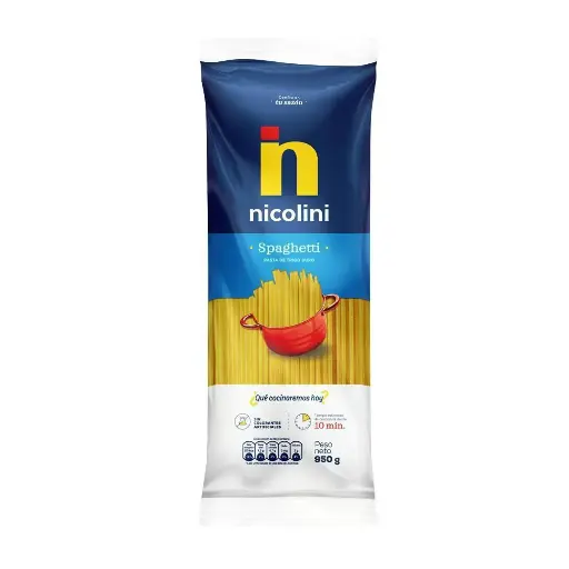 Fideos Nicolini Spaghetti 950 gr